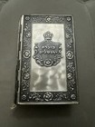 Vintage Torah Jewish Prayer Book Metal Silver-tone Turquoise Judaica Israel 1965