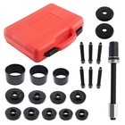19pc Wheel Bearing Removal Tool Kit Front Drive Bearing Press Puller Set Steel