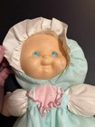 Vtg 90 s Fisher Price Puffalumps Blue Pink Puffalump Kids Doll Plush 13  Toy