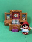 1999 Fisher Price Little People Red Riding Hood Set Avon Exclusive Bed
