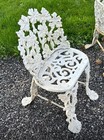 Cast Iron Garden Set Pieces In Original Condition