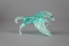 Ooak Clearware Light Blue Iridescent Pegasus Blaze  Breyer 1 64 Scale Micro