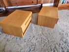 Mid Century Floating Nightstands Denmark Teak By Jesper