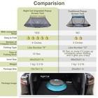 Night Cat Pop-up Mosquito Tent  1 Person Camping Tent With Bug Screen Net Adu   