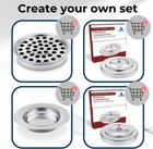  cup Tray  Silver Premium Communion Trays For Churches   Communion Set  