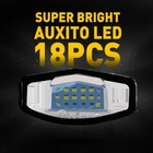 2pcs Full Led License Plate Light Tag Lamp White For Honda Accord Civic Sedan