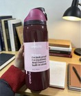 New-owala Freesip Insulated Stainless Steel Water Bottle - Black Cherry 24 32oz   