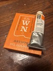 Vintage Winsor   Newton Oil Paint Tune With Original Box Cadmium Scarlet Rare