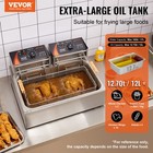 Vevor Commercial Electric Deep Fryer Countertop Deep Fryer 3000w 18qt   17l