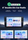  Android13 Double Din Car Stereo With 8 Inch Screen Wireless Carplay Volume Knob