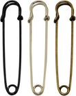 Set Of 12 Extra-large 4-inch Heavy-duty Steel Safety Pins - Versatile Crafting