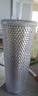 Starbucks Christmas Holiday 2019 Iridescent Studded Silver Cold Cup Tumbler