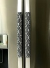 Refrigerator Oven Door Padded Appliance Handle Covers Geo Black White Set Of 