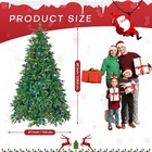 7 5ft Pre-lit Led Artificial Christmas Tree W  Led Light Xmas Holiday Season