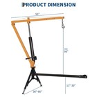 Hydraulic Pickup Truck Crane Hoist 1000 Lbs Capacity 360   Swivel Hoist Lift New