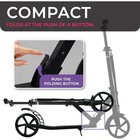 Kick Scooter For Ages 8-14  Lightweight Foldable Scooter - Antique Pink