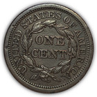 1853 Braided Hair Large Cent Almost Uncirculated Au Coin  Issues  26462