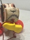 Vintage Fisher Price Little Snoopy Dog Wooden Pull Toy  693 - 1960   s Usa