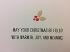 Christmas Cards Rsvp New W envelopes Lot 3  peace On Earth-warmth-joy-meaning 
