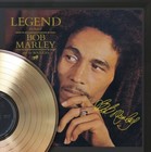 Bob Marley Framed Wood Reproduction Signature Lp Record Display   m4 
