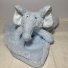 Elephant Lovey Security Blanket Baby Blue Oeko-tex Baby Comfort Soft Plush Euc