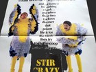 Stir Crazy - Coming This Christmas Movie Poster  columbia Pictures  1980  Promo