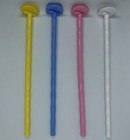 4x Multi Color Bird Cage Perches 12  Adjustable Plastic Parrot Parakeet Stand