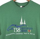 Kentucky Derby 138 Officially Licensed Green T-shirt Unisex Adult M 5 5 12