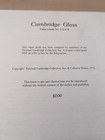 Cambridge Glass Value Guide No  Cg-176 National Collectors Inc Complete 