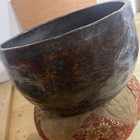 Antique Japanese Buddhist Singing Bowl  Orin Rin Bells 9 5 In  Diameter Rare