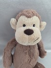 Jellycat Bashful Monkey Plush Medium London Lovey Soft Toy Stuffed Retired 12 