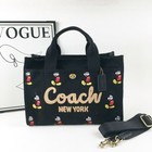 Disney X Coach Cargo Tote Bag 26 With Mickey Mouse Black Cae70 Outlet New Jpn
