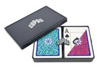 Copag Neoteric 100  Plastic Playing Cards - Poker Size Jumbo Index Green red