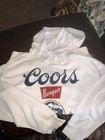 Coors Banquet True Vintage White Pullover Sweatshirt Size Men Small S Beer Nwt