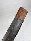 Antique Ottoman Yatagan Leather Sword Scabbard Sheath Case 27    Iron Chain As Is