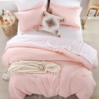 Twin Comforter Set 5 Piece Pink Blush Bedding Soft Girls Twin Bed Set