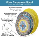 Onfireguy 3-tier Plate Dinnerware Plate Display Stand China Place Setting Holder
