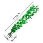 10 X Artificial Plastic Green Grass Plant Lawn Water Aquarium Fish Tank Decor Us