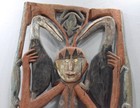 Papua New Guinea Large Wood Panel Abelam