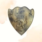 Vintage Whitehall Lion Shield Wall Plaque Cast Aluminum Castlecore Incomplete