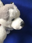 Fao Schwarz Husky Plush Stuffed Animal Grey White Dog 17    Toy Floppy Lovey