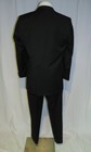 Hugo Boss Cary grant Solid Black Peak Lapel One Button Tuxedo 42l