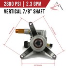 Pressure Washer Pump Kit For Annovi Reverberi Rqw22g26d-ez-sx  Rqw22g26dezsx