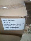 1 4  Stainless 304 Steel Flat Washer Black Marine Grade   100 Pcs  5 8 Od