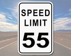 Speed Limit 55 Mph Heavy Duty Aluminum Road Street Traffic Garage Home Sign