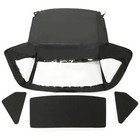 Fit Mercedes R107  Soft Top 280sl 560sl 380sl 450sl Convertible 68-89 1972 Black