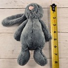 Retired Jellycat London Bashful Bunny Small 7  Forest Plush Rabbit 1 Ear