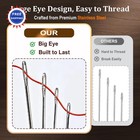 Travel Sewing Kit 43pcs Liblain Mini Small Steel Needles Adults Beginners Thread