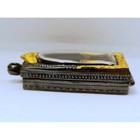 Empty Case Frame Phra Somdej Black Color Gem Thai Amulet Pendant 2 7x3 7cm