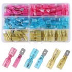 220pcs Heat Shrink Spade Male   Female Electrical Wire Terminals Connectors Kit